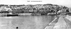 ALGER - VUE PANORAMIQUE SUR LE PORT